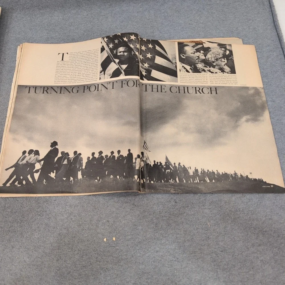 LOOK Magazine May 18 1965 Virna Lisi Mussolini Martin Luther King Jr Vintage - Picture 3 of 3